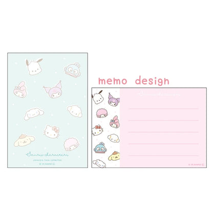 Memo Pad - Sanrio Faces